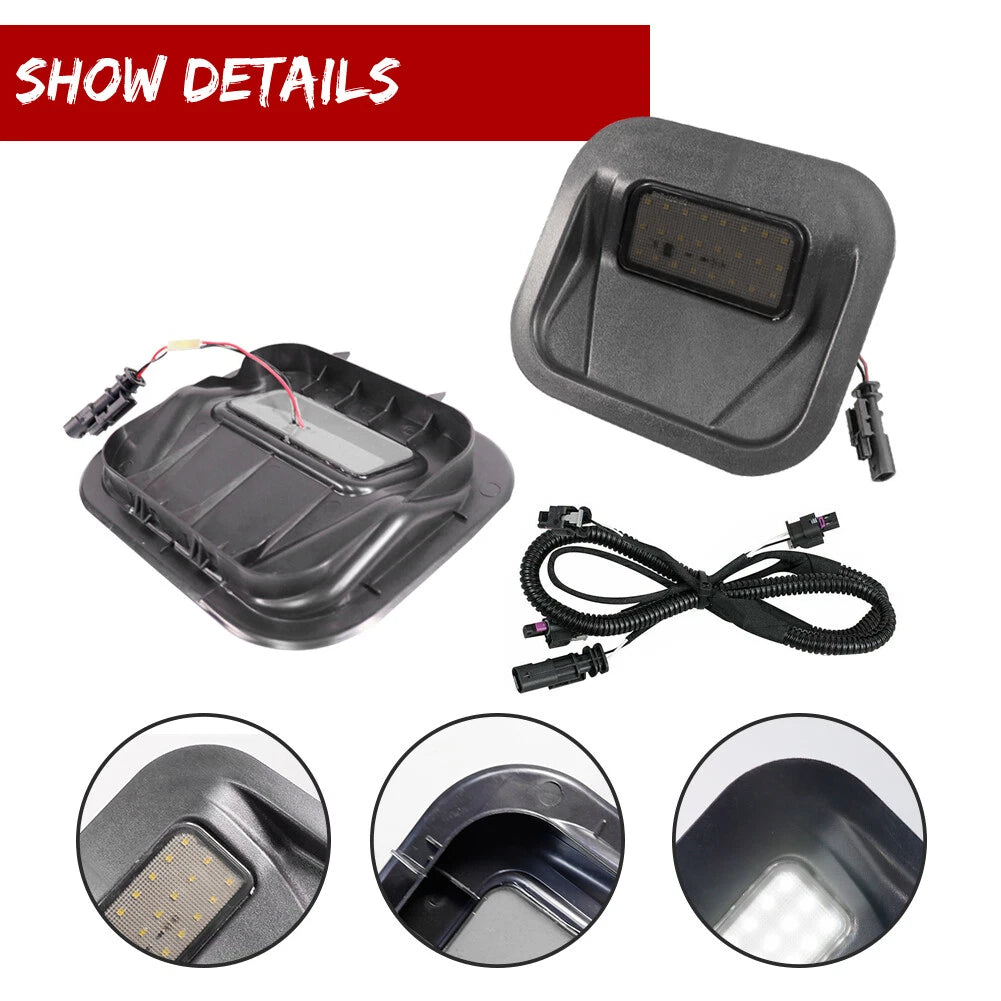 LED Multi-Pro Tailgate Rear Step Light Wiring Kit for GMC Sierra 1500 2500 (2019–2025)