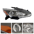 RH Headlight for Nissan Altima Sedan (2016–2018) Clear LED