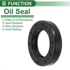 Set of 5 Oil Seal Rotary Shaft Seal NBR Rubber 32x52x10mm