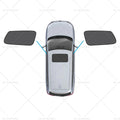 2X Front Window Magnetic Mesh Sunshade for Kia Carnival (2015–2020)