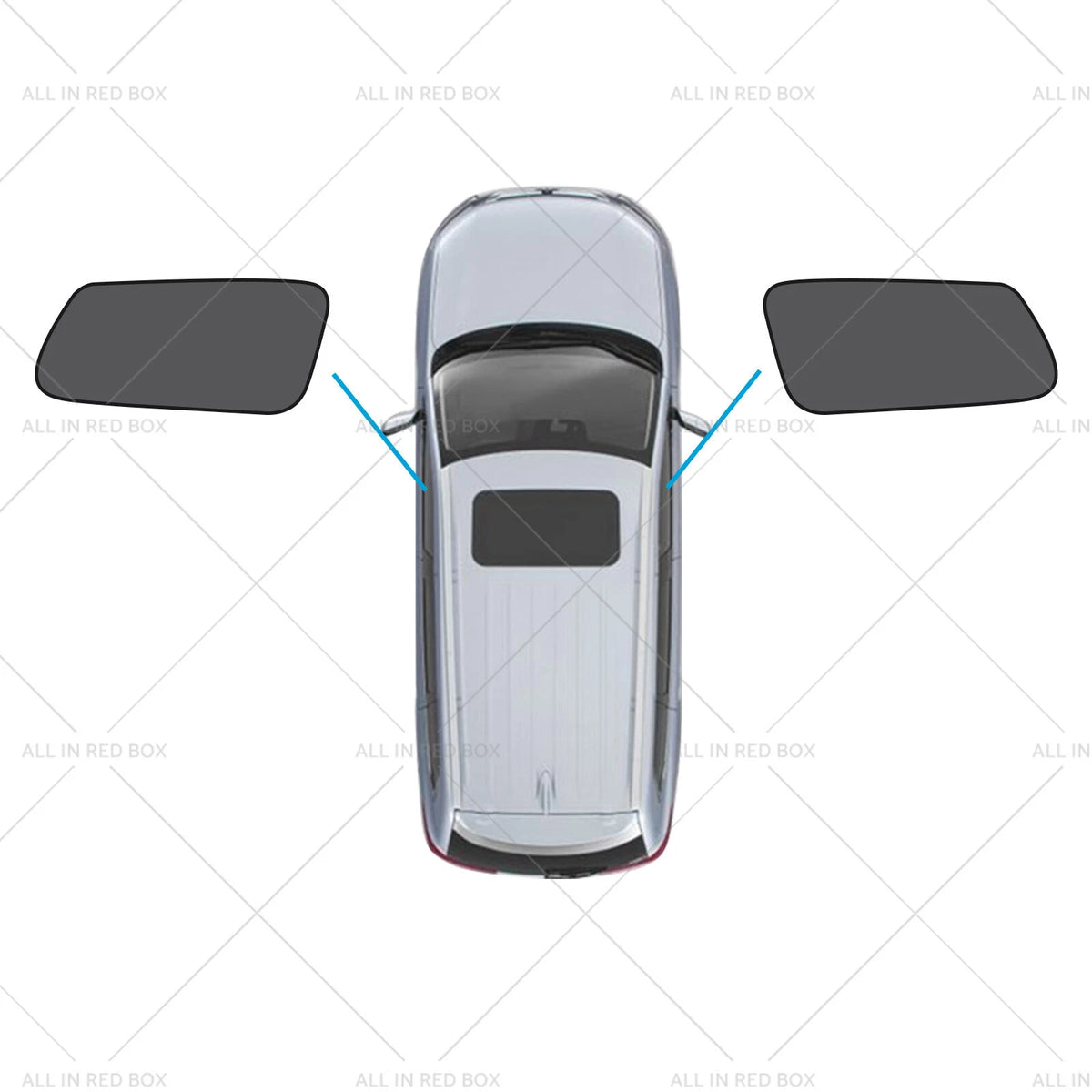 2X Front Window Magnetic Mesh Sunshade for Kia Carnival (2015–2020)