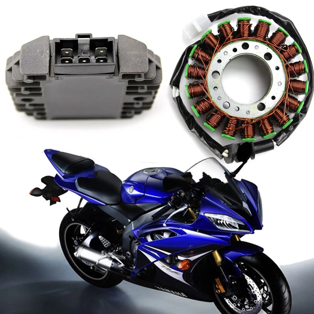 Stator Coil + Regulator Rectifier for Yamaha R6 YZFR6 (1999–2002)
