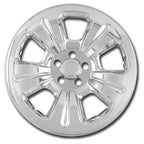 Chrome Wheel Skins Covers 5 Spoke Hub Caps for 2003-07 FORESTER 16" Steel Wheels