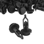 50pc Black Bumper Rivet Retainer Clips for Toyota RAV4