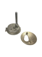 Stainless Steel Latch Face for Foresti & Suardi (3 1/8 x 2 11/16 in)