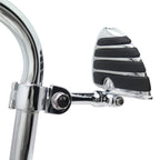 Mini Wing 4.5" Footpegs Footrest Mount Kit for Harley (1.25" Highway Engine Guard)