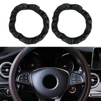 Steering Wheel Cover for Universal Fit 15" (37-38CM) PU Leather