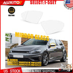 Heated Mirror Glass Set of 2 for Volkswagen Golf MK7 (2015–2021) & Jetta (2019–2021)