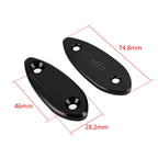 Mirror delete blanking block off plates for Kawasaki ZX-6R (2009–2012)