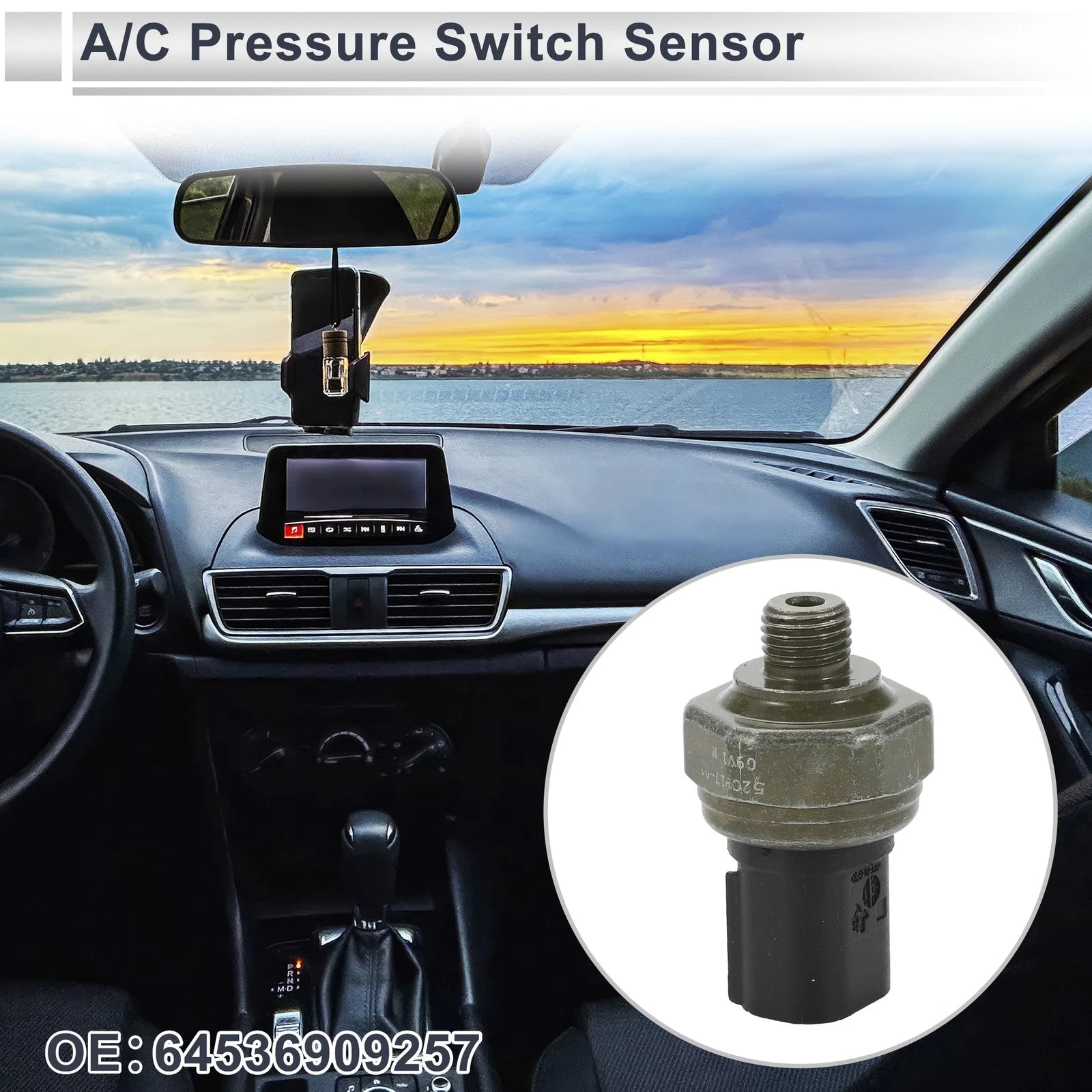 A/C Pressure Switch Sensor for BMW 320i (2013–2018) No. 64536909257