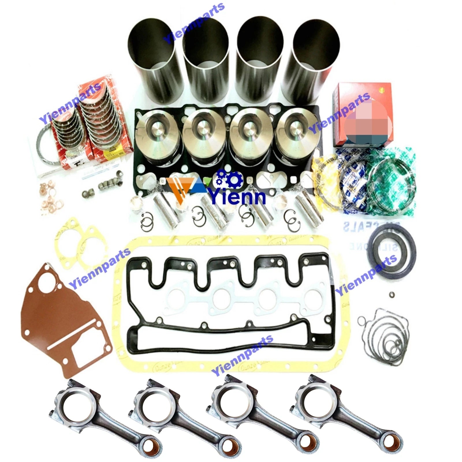4LE2 Connecting Rod Overhaul Rebuild Kit for Isuzu CX75, CX80, E70B