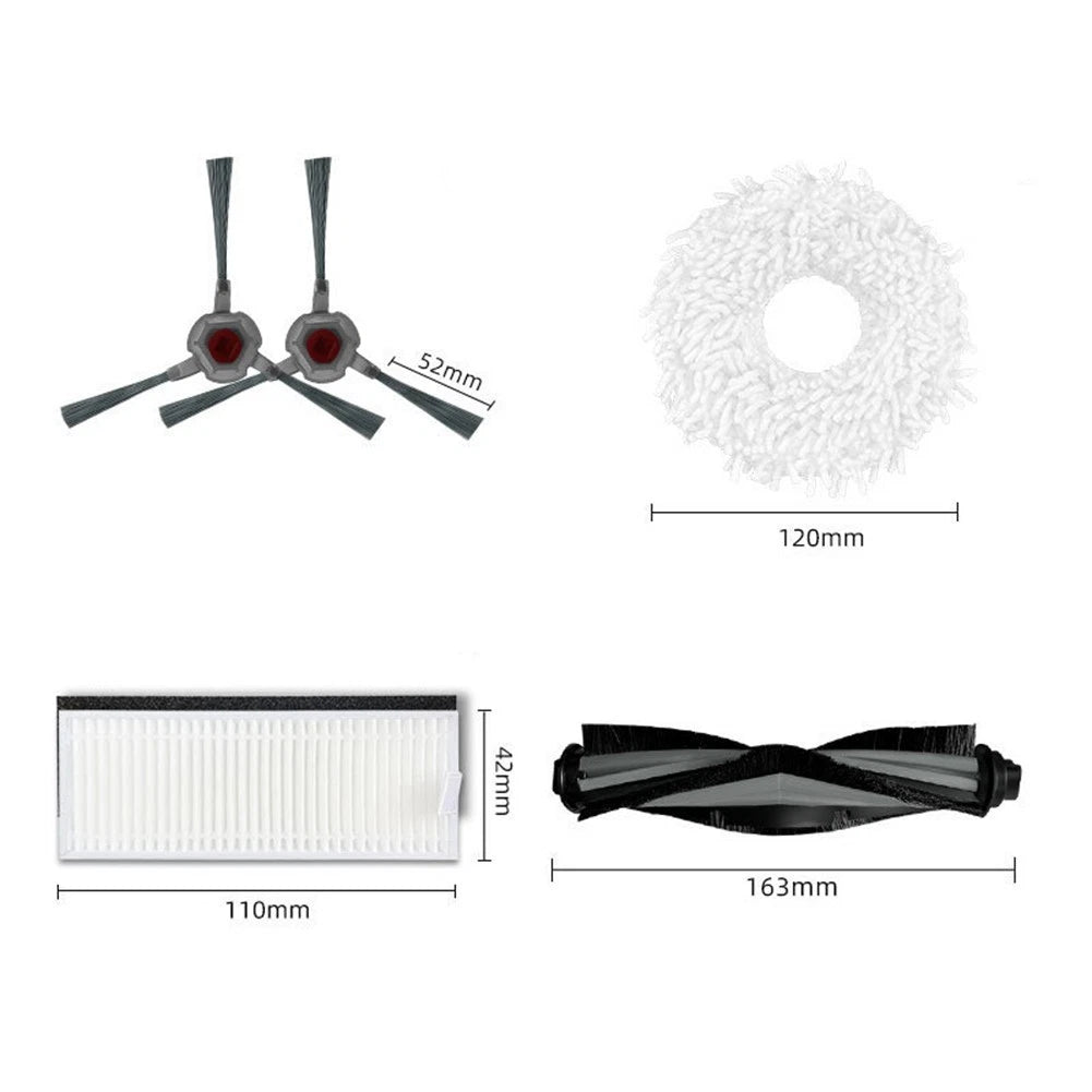 Mop Station Vacuum Brush Kit with HEPA Filter for ECOVACS YEEDI