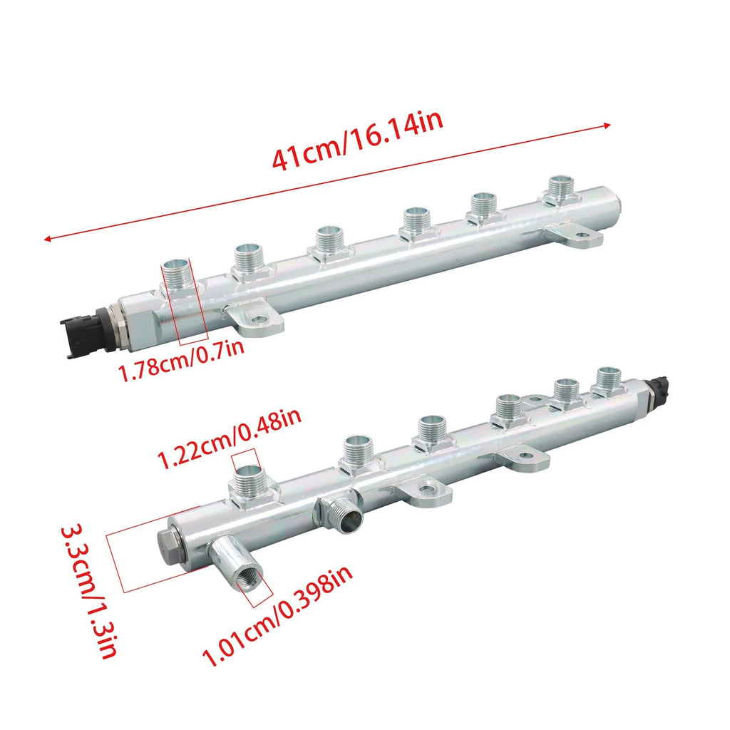 Fuel Common Rail for Komatsu Excavator PC200-8, PC220-8 (2008–2018)