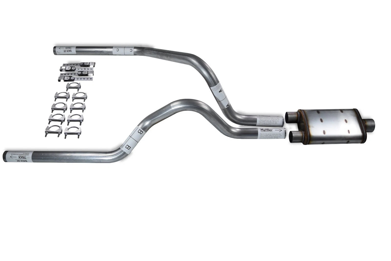 2.5" Dual Exhaust Kit for Dodge Dakota (1997–2005) Magnaflow XL