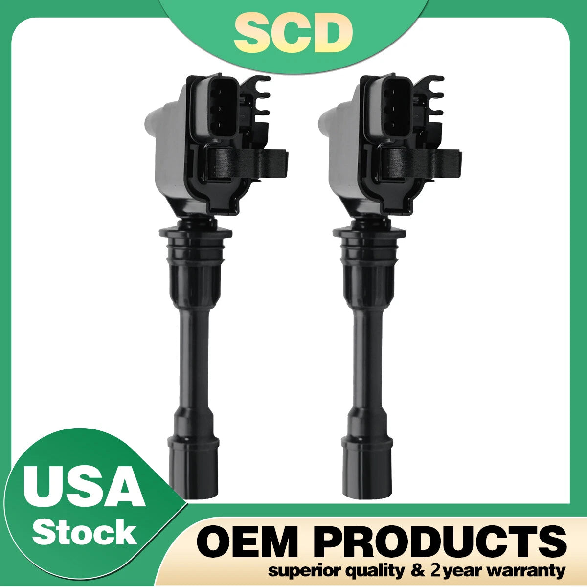 2X Ignition Coil UF407 for Mazda Protege, Protege5 (2001–2003)