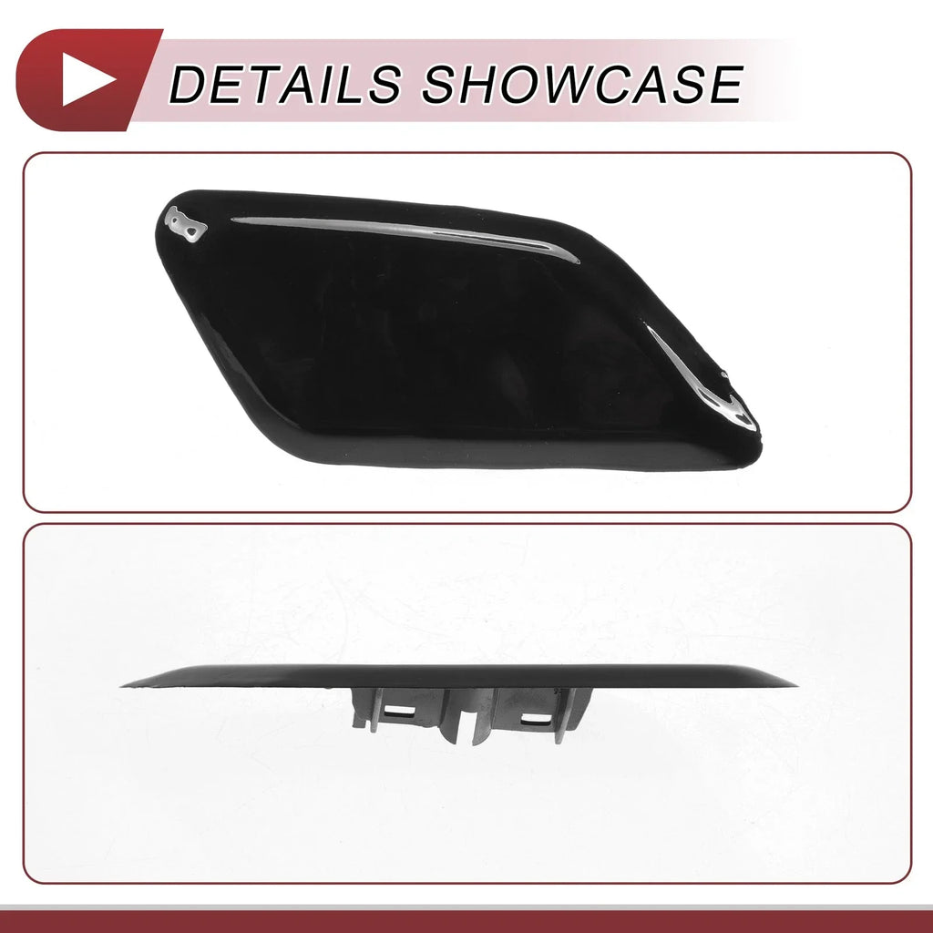 Front Right Washer Nozzle Cover for Honda Odyssey (2009-2014) Black 1 x Cap