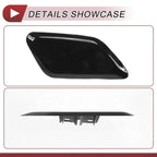 Front Right Washer Nozzle Cover for Honda Odyssey (2009-2014) Black 1 x Cap