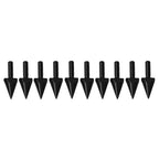 5MM Windshield Screws for Motorcycle - 10 Pcs Black