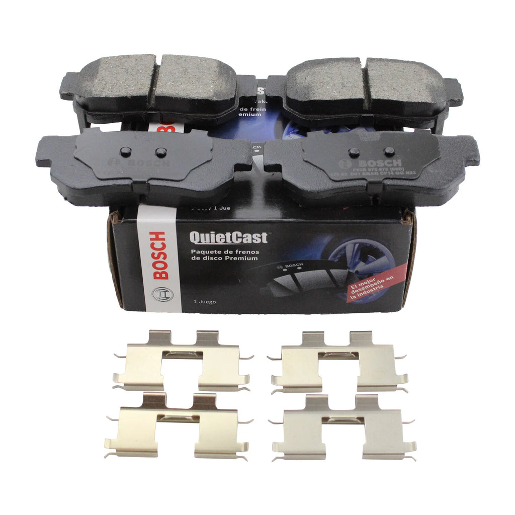 Bosch QuietCast Rear Ceramic Brake Pads for Azera Elantra Sonata (2006–2016)