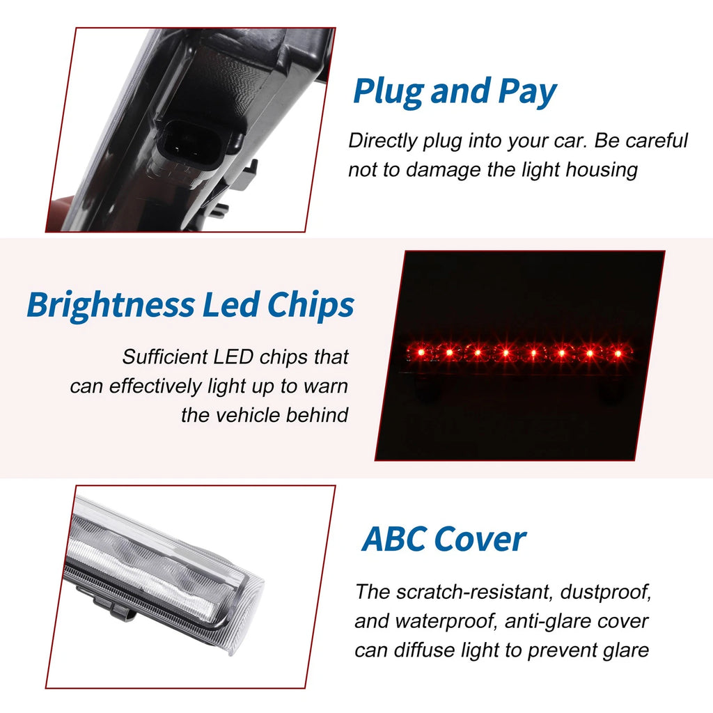 White LED Third Brake Light for Chevrolet Suburban 1500/2500 (No. 15170955)