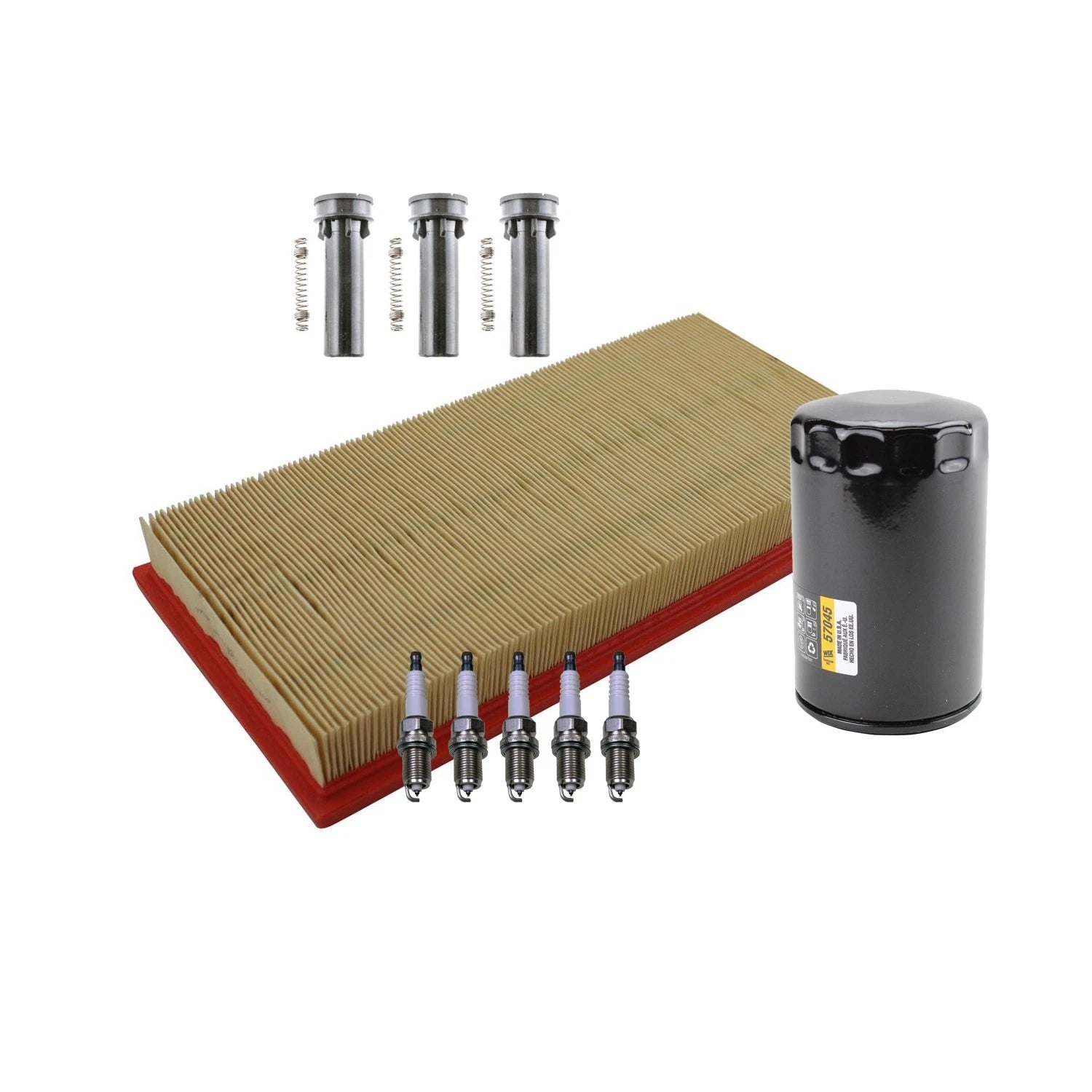 Tune Up Kit with 6 Spark Plugs & Coil Boots for Dakota Raider (2005–2011)