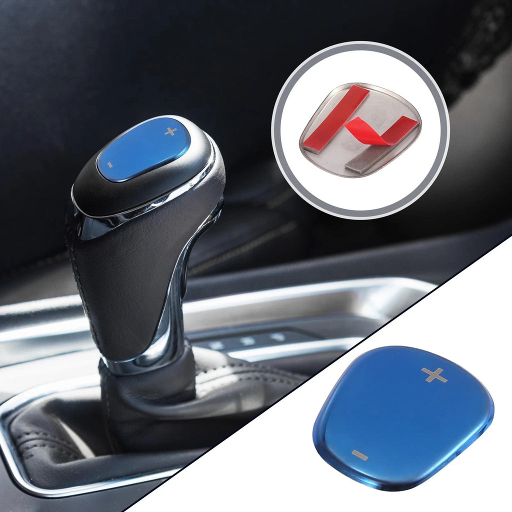Gear Shift Knob Cover Sticker for Chevrolet Equinox (2018–2020) Blue
