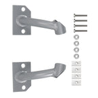 Pair Rear Lower Curved Bar Mount Support Kit for Lexus IS250 IS350 (2006–2013)
