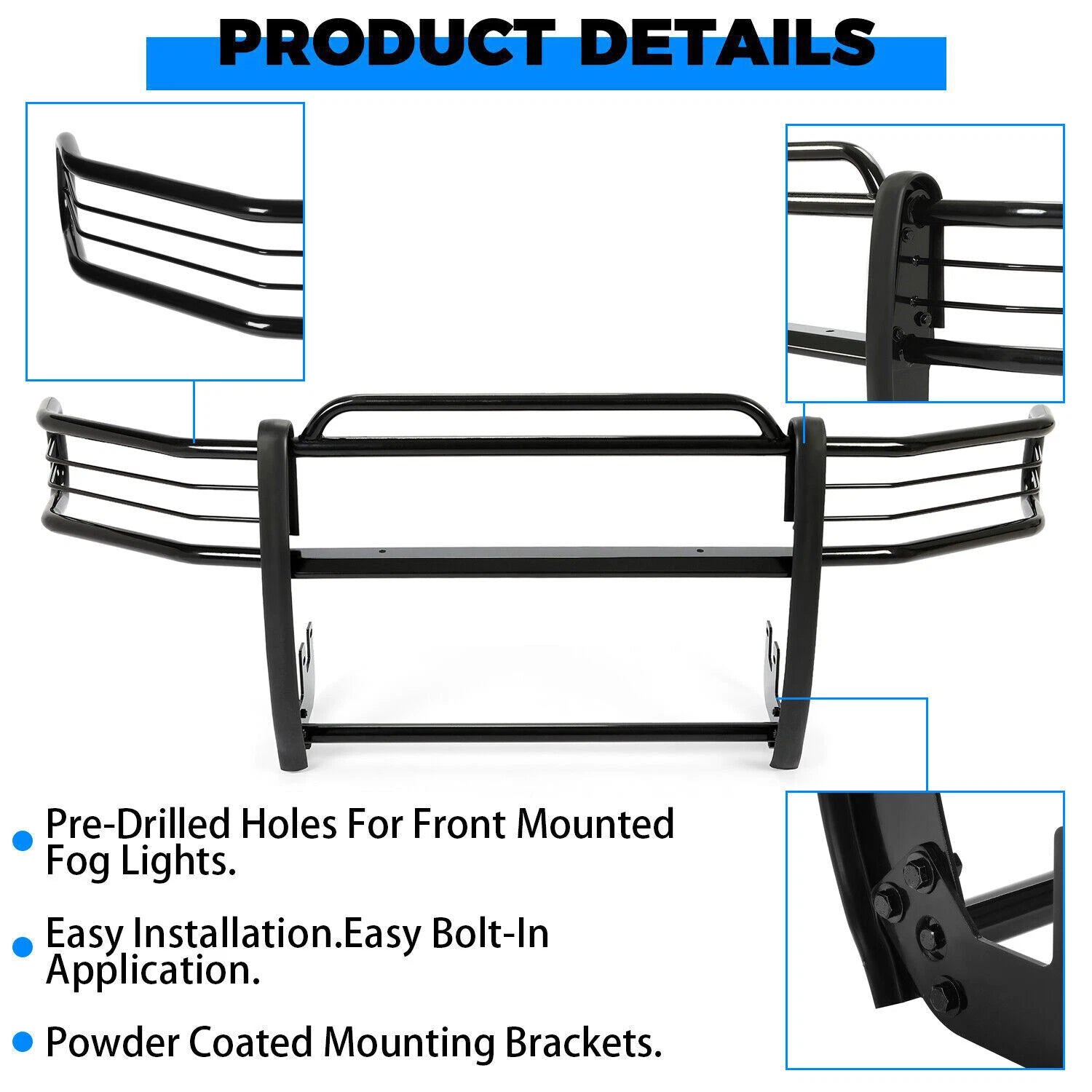 Grille Guard for Dodge Ram 1500 2500 3500 (1994-2002)