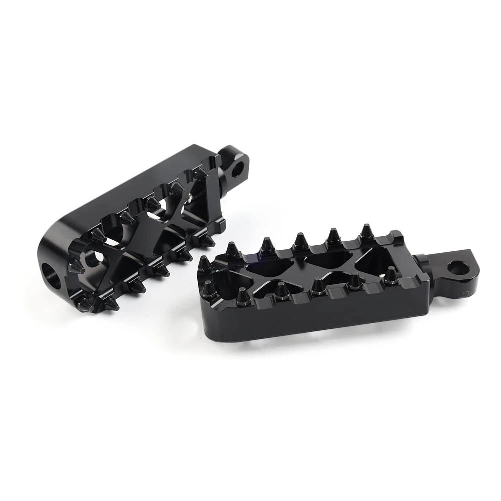 Black Foot Pegs for Harley Touring, Softail, Dyna (2010–2023)