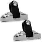 2X Bimini Top Hardware Swivel Deck Hinge for Universal Applications