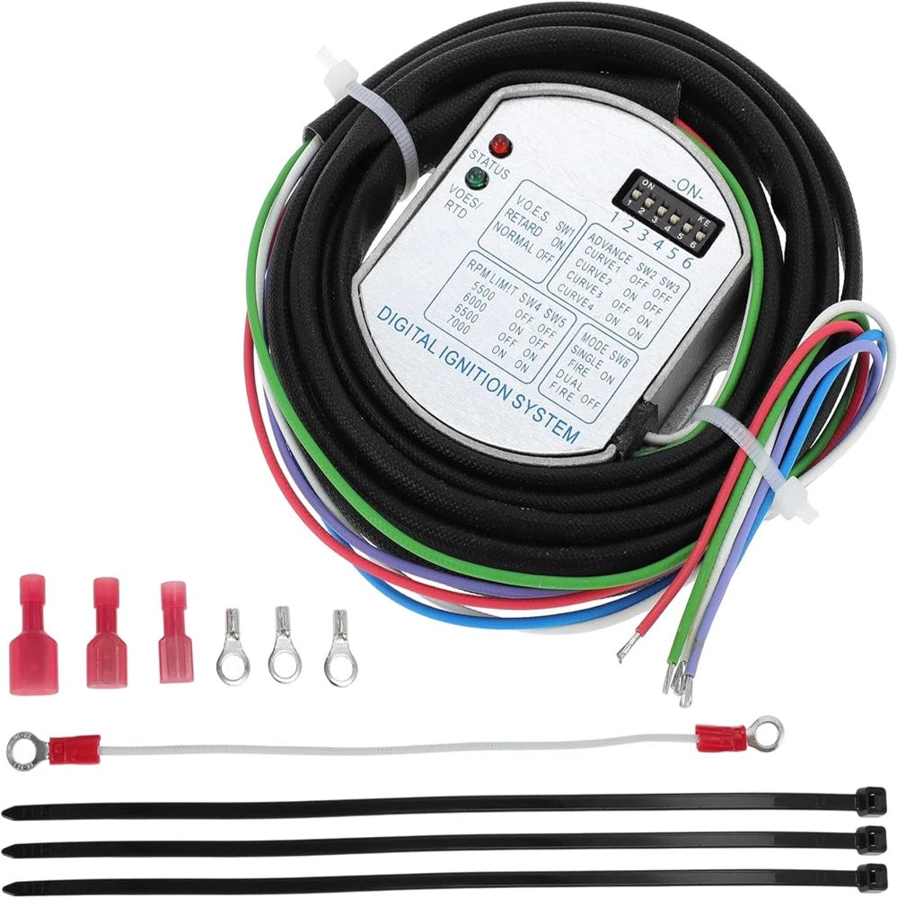 Programmable Single Fire Electronic Ignition Module for Harley Dyna