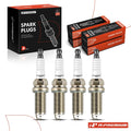 Set of 4 Double Iridium Spark Plugs for Hyundai Sonata Tucson Kia Optima Sportage (2011–2019)