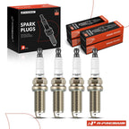 Set of 4 Double Iridium Spark Plugs for Hyundai Sonata Tucson Kia Optima Sportage (2011–2019)