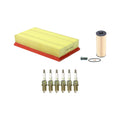 Wix Engine Air Oil Filters & NGK 6 V-Power Spark Plugs Kit for Mercedes W124 (1986–1995)