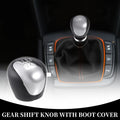 5 Speed Manual Gear Shift Knob for Kia Forte (2008–2013) Faux Leather Black