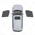 2X Car Window Sun Shades for Mazda CX-9 (2016–2025) UVA & UVB Protection