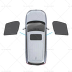 2X Car Window Sun Shades for Mazda CX-9 (2016–2025) UVA & UVB Protection