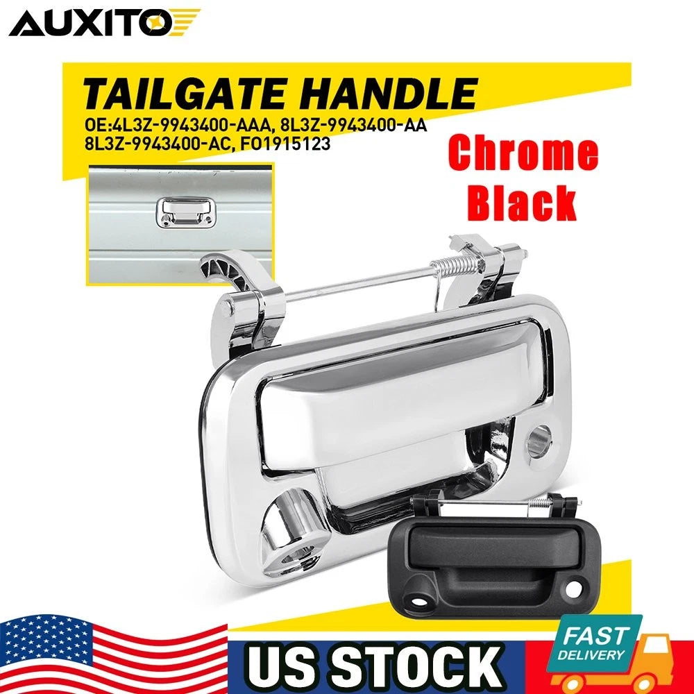 Chrome Rear Tailgate Handle for Ford F150 (2005–2014) & Lincoln Mark LT (2006–2008)