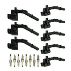 Set of 8 Ignition Coils & Iridium Spark Plugs for Mercedes-Benz GLS550 GLS63 AMG