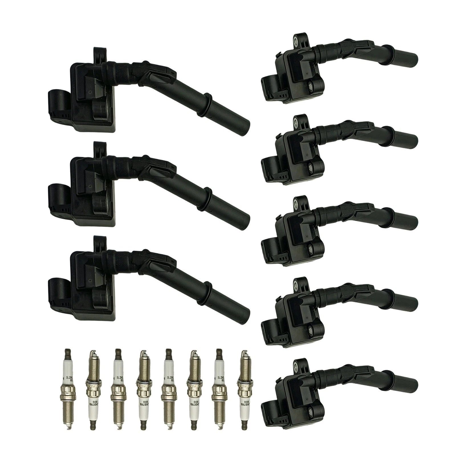 Set of 8 Ignition Coils & Iridium Spark Plugs for Mercedes-Benz GLS550 GLS63 AMG