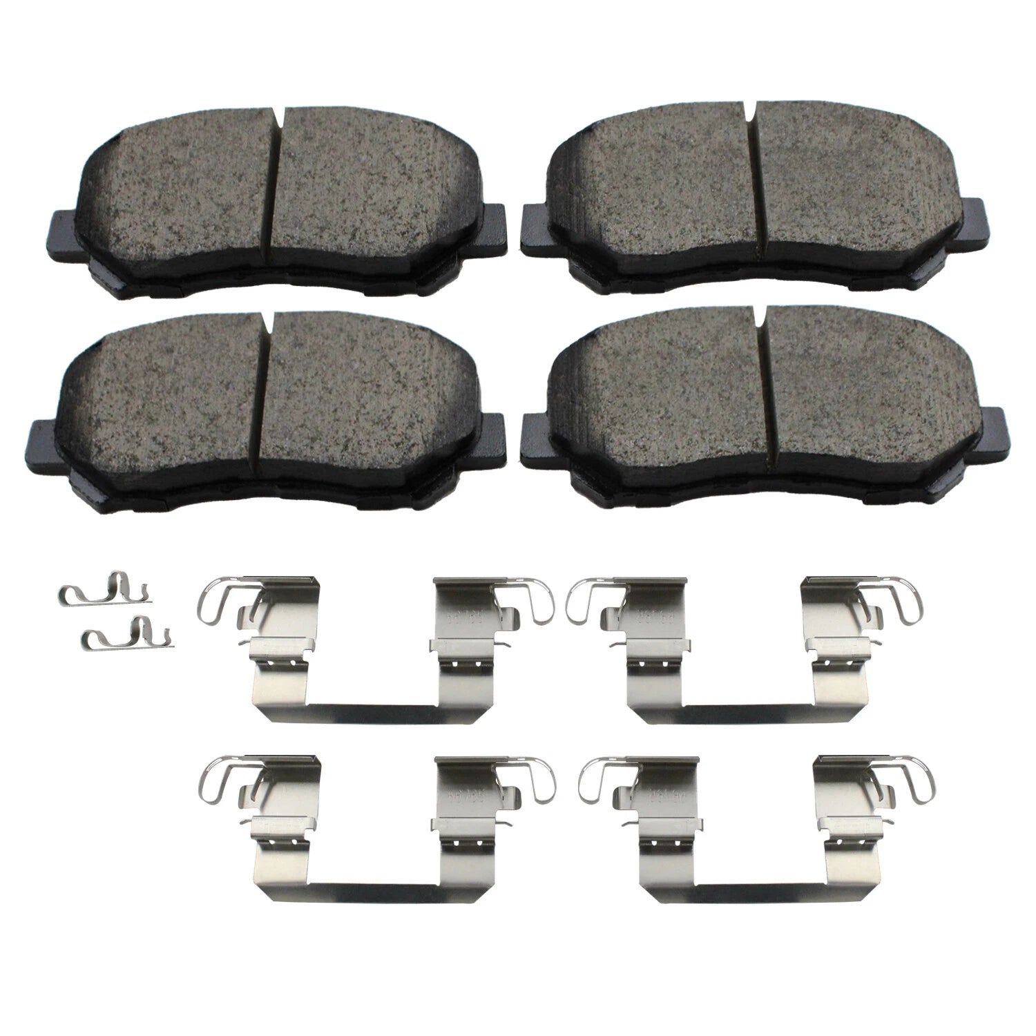 Set of 4 Akebono ProACT Ultra Premium Ceramic Front Brake Pads for 2013–2016 Dart Cherokee