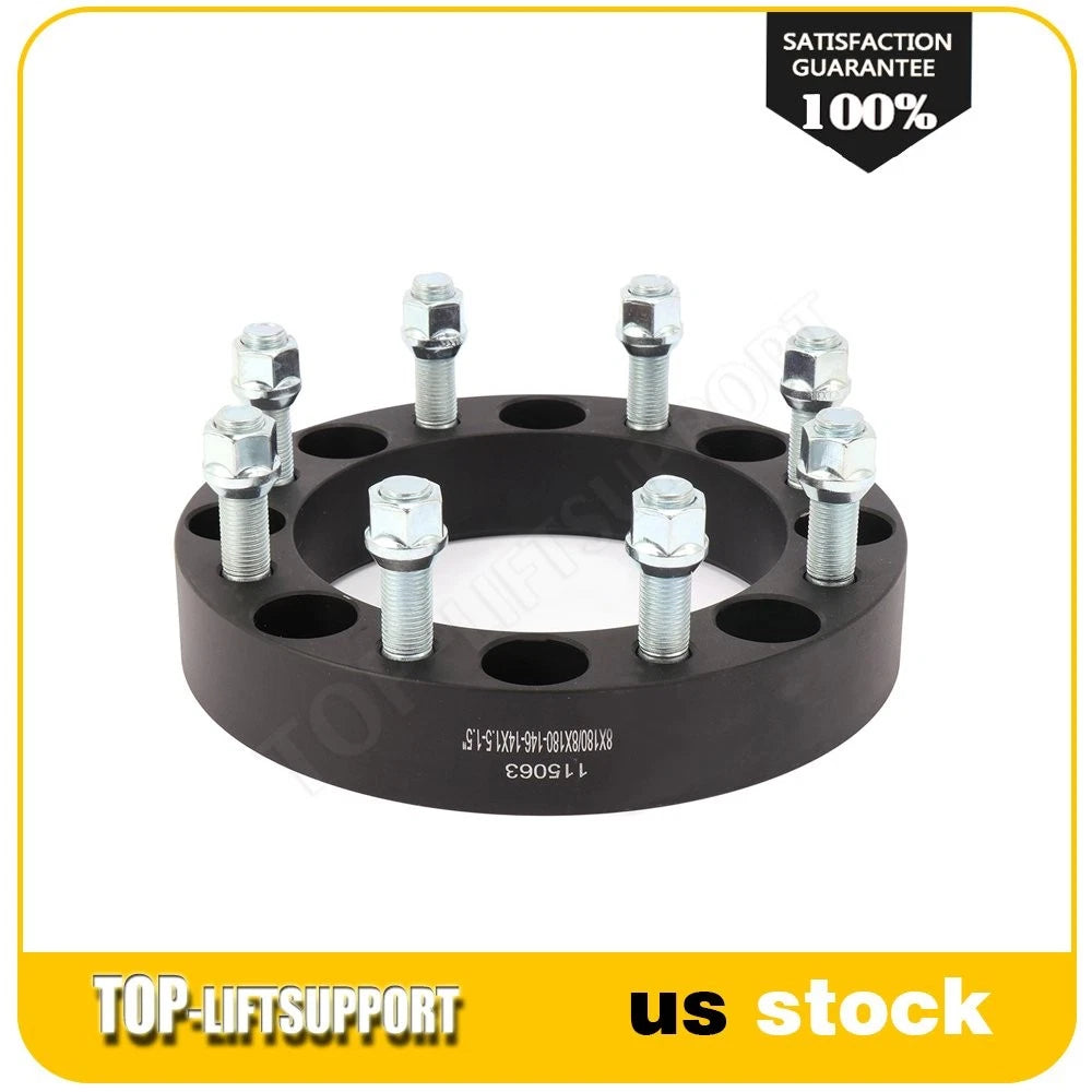 2X Wheel Spacers for GMC Sierra, Chevy Silverado 2500 HD (8x180)