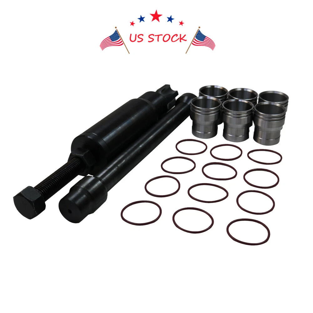Injector Sleeve Cup Removal Tool Kit for Caterpillar 3126B C9 C7