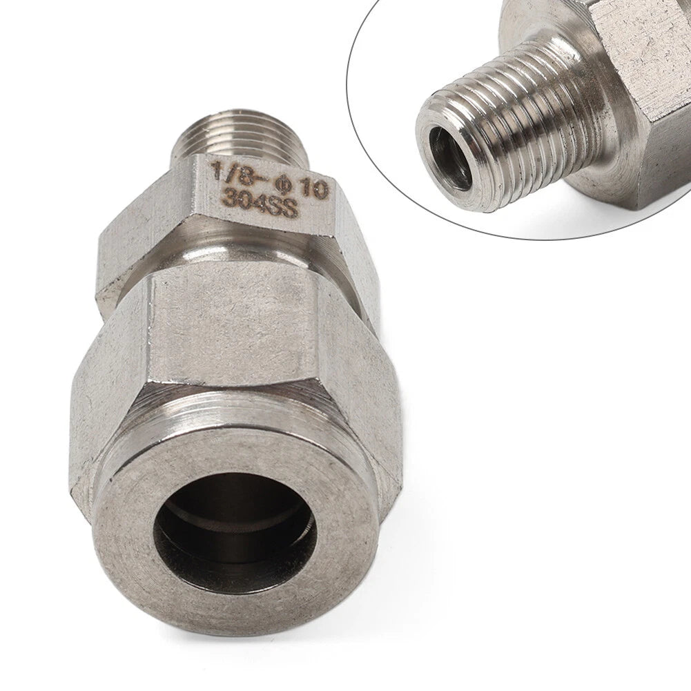 Compression Tube Fitting 1/8 PT Male x 10mm OD for Automotive (2010–2023)