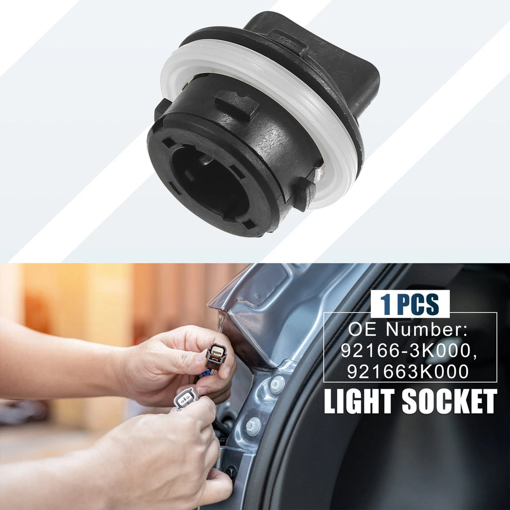 Front Turn Signal Light Bulb Socket 92166-3K000 for Hyundai Accent Elantra GT (2013–2017)