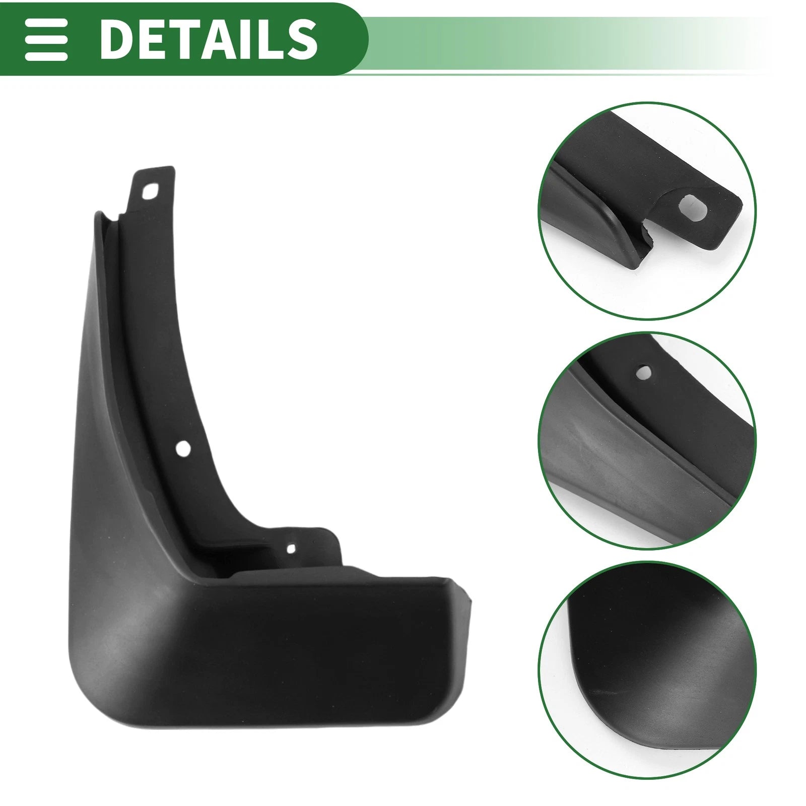 Mud Flaps Splash Guard for Chevrolet Cruze Hatchback (2017–2019) W/ Mounts