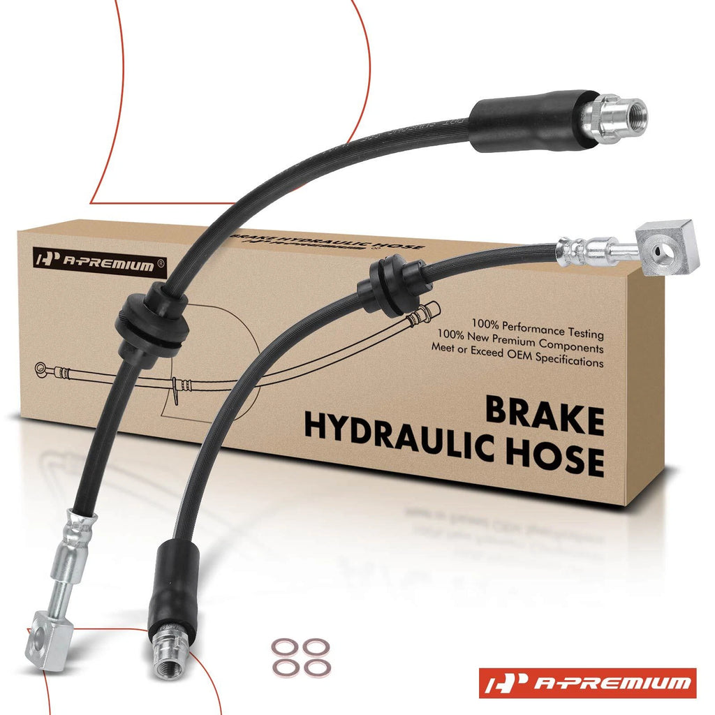 2X Front Brake Hydraulic Hose for Chevrolet Cruze, Buick Verano (2016)
