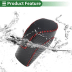 Gear Shift Knob Cover for Subaru Forester (2018–2023) Black Carbon Fiber Red