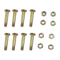 Set of 8 Shear Bolt Pin Kit for Equipment Maintenance