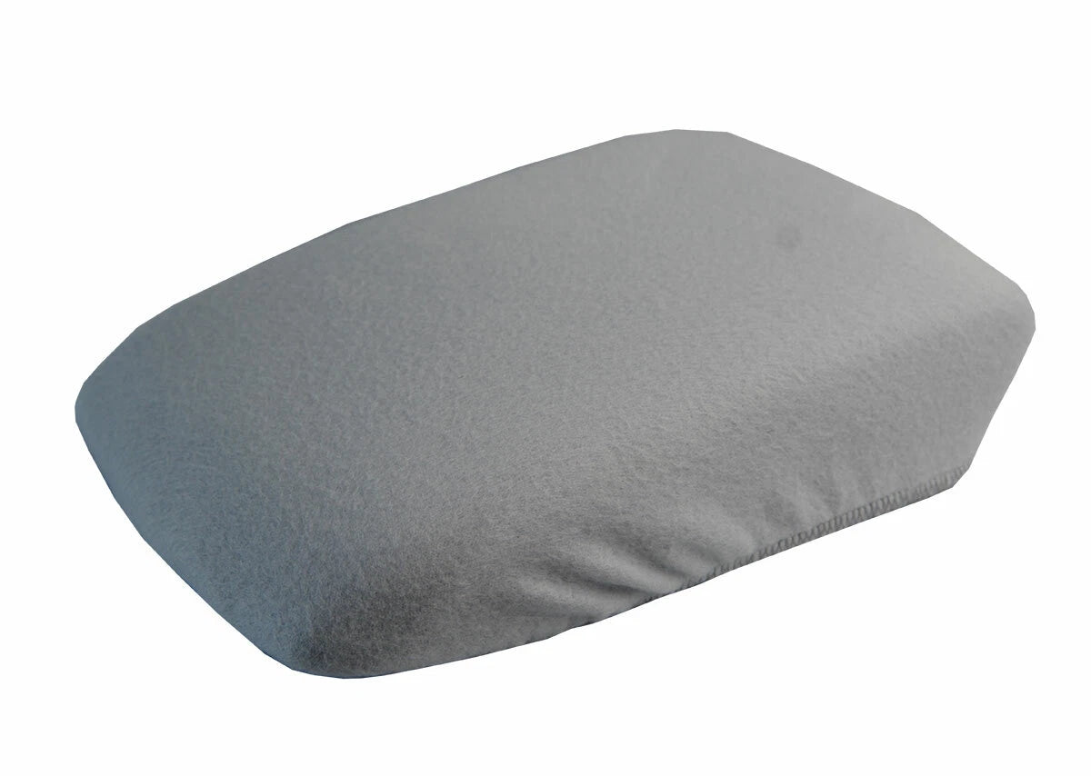 Fleece Console Lid Armrest Cover for Acura TL (2004–2008) Gray
